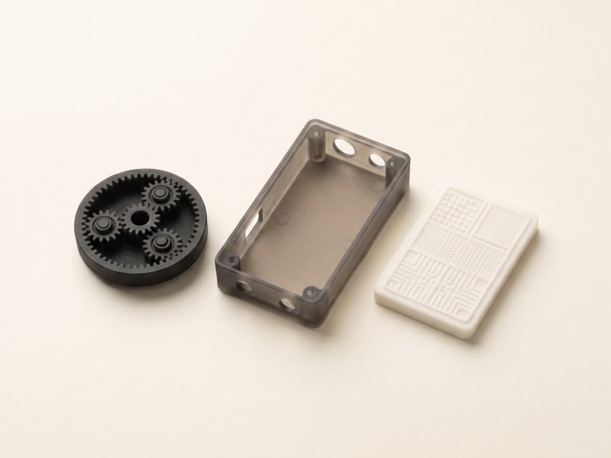 光造形で制作する精細な部品の参考イメージ